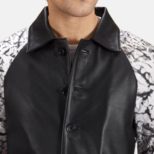 Artistry Black Dye Leather Coat