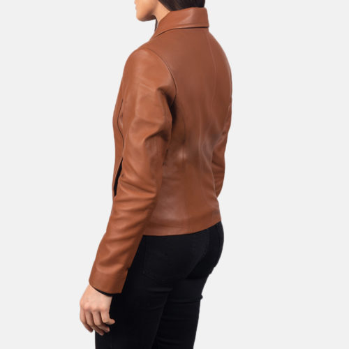 Colette Brown Leather Jacket