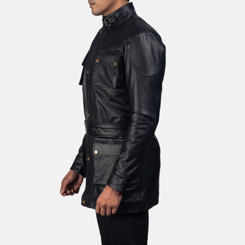 Dolf Black Leather Jacket