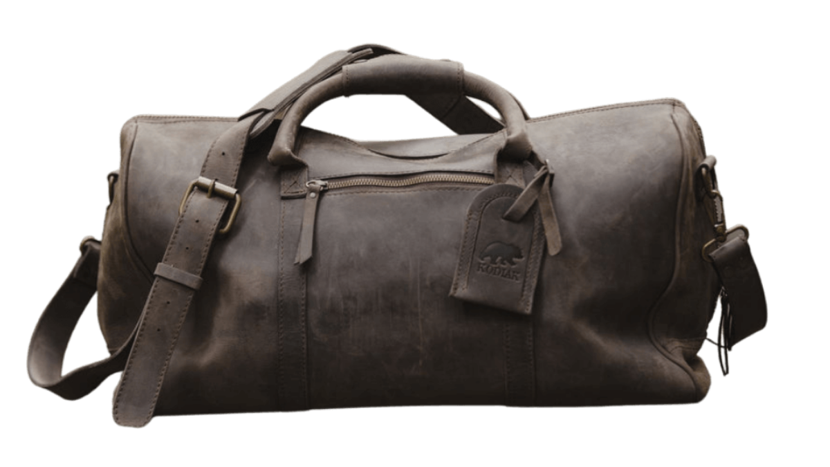 Kodiak Leather Duffle Bags - Horizon Leathers