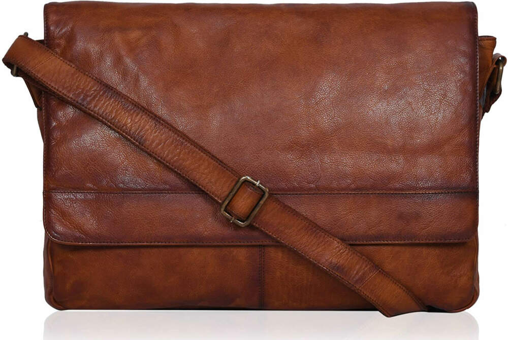 Genuine Leather Messenger Bag for wommen 1