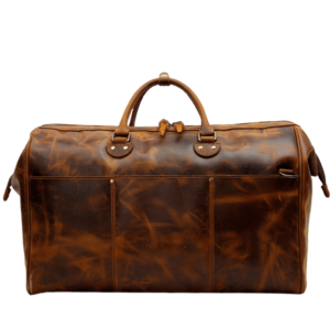 Men Large Leather Travel Bag
