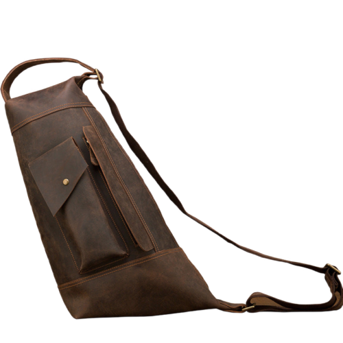 Men's Leather Sling Shoulder Bag 1