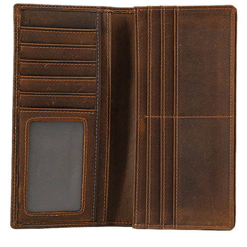 Men's Vintage Genuine Leather Long Wallet