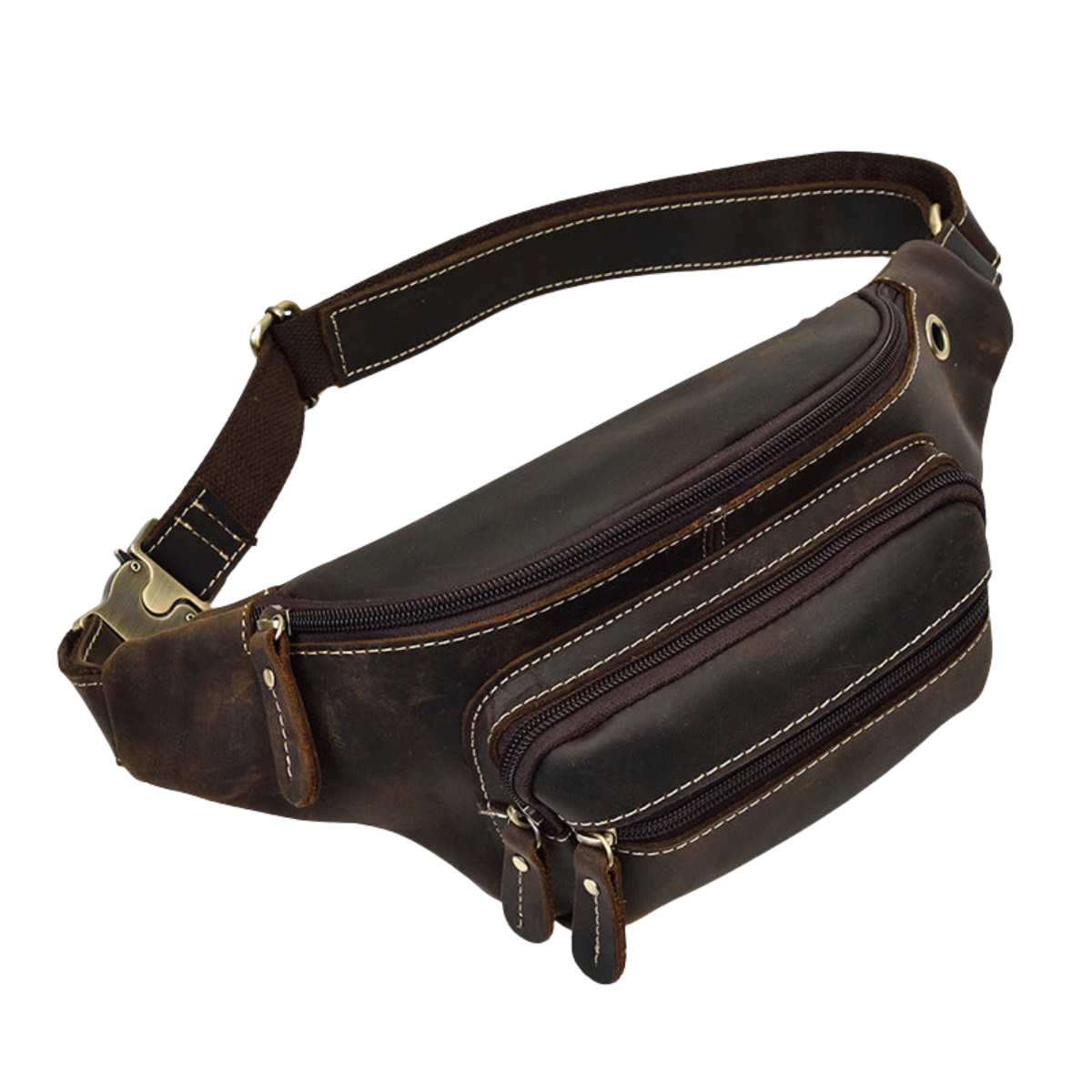 Mens leather fanny pack hot sale