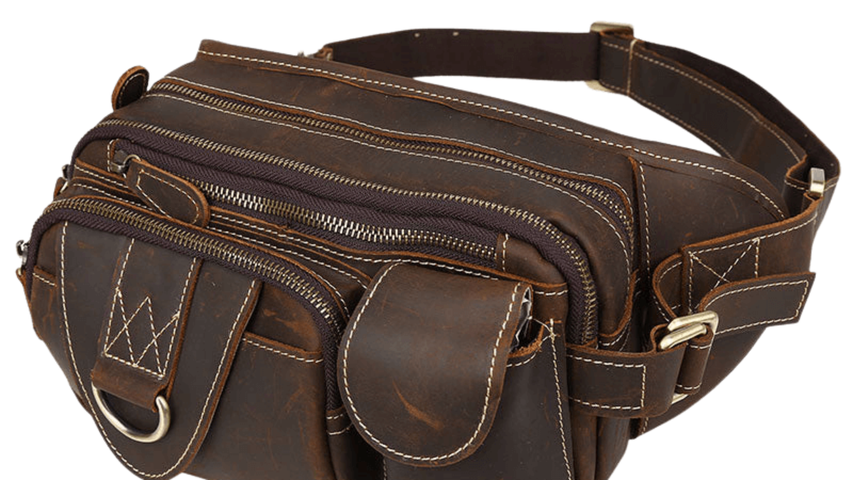 The Fanny Pack  Classic Men's Leather Bum Bag – The Real Leather Company